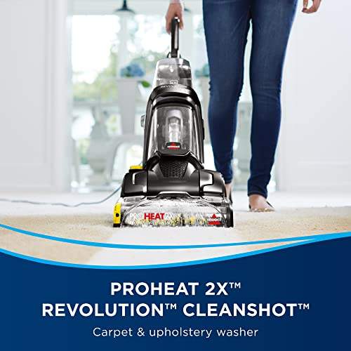 BISSELL | فرش شوی ProHeat 2X Revolution CleanShot (2066E)، درجه حرفه ای که به سخت ترین لکه ها حمله می کند، با فناوری Heatwave – 2 سال ضمانت تولید