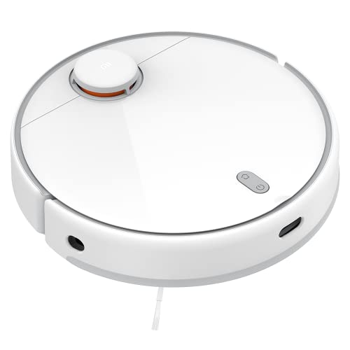 شیائومی Mi Home Vacuum Mop 2 Pro | 10000 لرزش در دقیقه، جارو کردن و پاک کردن با سرعت بالا| 3000Pa | کنترل از راه دور از طریق Mobileapp | ربات جاروبرقی سفید، Mi Home 2 in 1 –