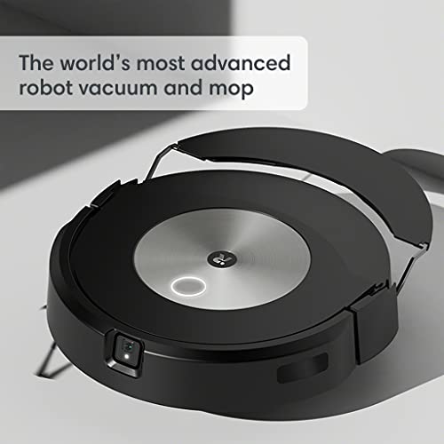 iRobot® Roomba Combo™ j7+ Self-Emptying Robot Vacuum & Mop – Automatically vacuums and mops without needing to avoid carpets, Identifies & Avoids Obstacles, Smart Mapping, Alexa, Ideal for Pets