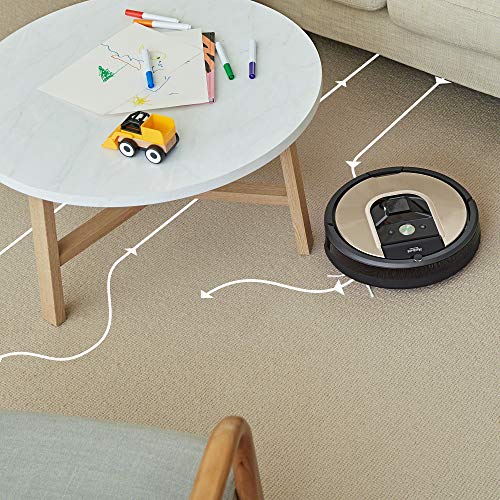 Irobot Roomba 976 Wifi Connected Robot Vacuum With Power Lifting Suction Recharges And Resumes Ideal For Pets 3 Stage Cleaning System Voice Assistant 2 Year Warranty On Robot 1 Year On Battery, Gold