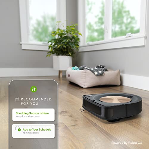 Irobot Roomba S9+ (9550) Robot Vacuum With Automatic Dirt Disposal- Empties Itself, Wi-Fi Connected, Smart Mapping, Powerful Suction, Corners & Edges, Ideal For Pet Hair, Black