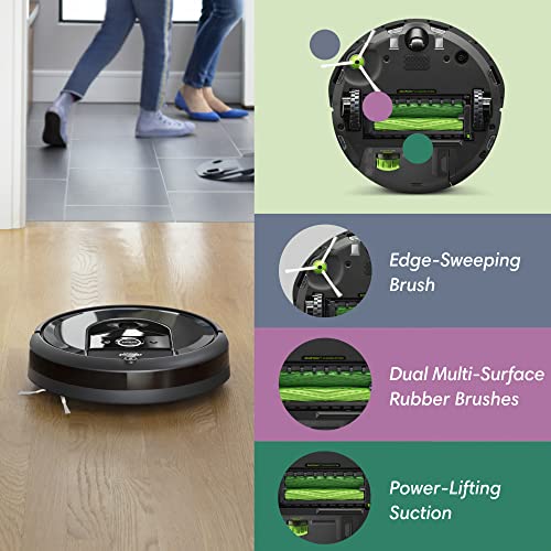 Irobot Roomba I7 (7150) Robot Vacuum- Wi-Fi Connected, Smart Mapping, Works With Alexa, Ideal For Pet Hair, Works With Clean Base, Black