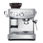 Breville Brushed Stainless Steel The Barista Express Impress Coffee Maker – Silver, BES876BSS
