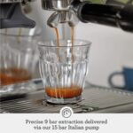 Breville Barista Express Espresso Machine, Brushed Stainless Steel, Silver, BES870″Min 1 year manufacturer warranty”