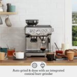 Breville Barista Express Espresso Machine, Brushed Stainless Steel, Silver, BES870″Min 1 year manufacturer warranty”