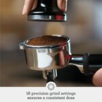 Breville Barista Express Espresso Machine, Brushed Stainless Steel, Silver, BES870″Min 1 year manufacturer warranty”