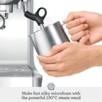 Breville Barista Express Espresso Machine, Brushed Stainless Steel, Silver, BES870″Min 1 year manufacturer warranty”