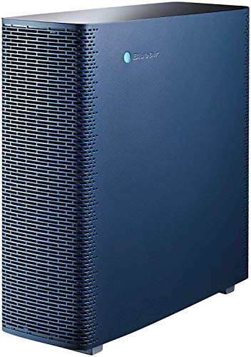 Blueair – Sense+ Midnight Blue Air Purifier with HEPASsilent Particle & Carbon Sensor Motion Sensor, که آلرژن ها، بوها، دود، کپک، گرد و غبار، میکروب ها، حیوانات خانگی، اتاق کوچک سیگاری ها را جذب می کند.