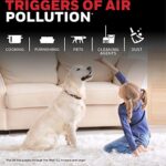 Honeywell Air touch P1 Indoor Purifier. ESMA Certified.Pre Filter, H13 HEPA Activated Carbon Removes 99.99% Pollutants & Micro Allergens, 3 Stage Filtration, Covers upto 698 sq.ft