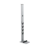 Xavax 00110235, Vacuum Cleaner Stand, aluminium, Black/Silver