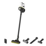 Karcher VC4 Cordless Premium myHome Vacuum Cleaner, 650ml Capacity, Powerful Suction for Home Cleaning, Bagless Filter System, White & Black