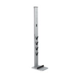 Xavax 00110235, Vacuum Cleaner Stand, aluminium, Black/Silver