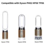 JUMEIYP Hepa Filter Compatible with Dyson PH02 HP06 TP06 Air Purifier，2 in 1（True HEPA+Carbon Filter Set） for Dyson TP06 HP06 PH02 Pure Cool Hot Humidify Cryptomic Tower Fan