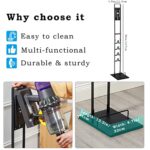 CHOT Vacuum Stand with Wheels Compatible for Dyson V11 V10 V8 V5 V7 V6 Stable Storage Bracket Stand Holder for Handheld Cordless Vacuum Cleaner & Accessories & Attachments (Black)