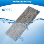 Wet Mop Pads for iRobot, Replacement Washable Reusable by KASTWAVE, Compatible for iRobot Braava Jet M6, 6110, 6112 Robot Mop, 3 Pack