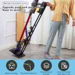 CHOT Vacuum Stand with Wheels Compatible for Dyson V11 V10 V8 V5 V7 V6 Stable Storage Bracket Stand Holder for Handheld Cordless Vacuum Cleaner & Accessories & Attachments (Black)