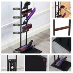 CHOT Vacuum Stand with Wheels Compatible for Dyson V11 V10 V8 V5 V7 V6 Stable Storage Bracket Stand Holder for Handheld Cordless Vacuum Cleaner & Accessories & Attachments (Black)