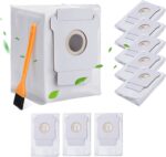 Roomba Bags with Recyclable Cardboard,for iRobot Replacement Parts, Clean Base Automatic Dirt Disposal Vacuum Bags, Compatible for iRobot Roomba J7 J7+,i7, i7+, i3+,i6+,s9(9150), s9+ 8 Packs(9550)