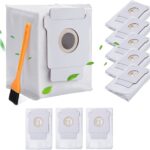 Roomba Bags with Recyclable Cardboard,for iRobot Replacement Parts, Clean Base Automatic Dirt Disposal Vacuum Bags, Compatible for iRobot Roomba J7 J7+,i7, i7+, i3+,i6+,s9(9150), s9+ 8 Packs(9550)