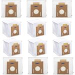 12 Pack Replacement Vacuum Filter Bags for Yeedi K781+, Ecovacs DEEBOT OZMO T8 AIVI T8 Max and Deebot N8 Pro+ Robot Vacuum Cleaner