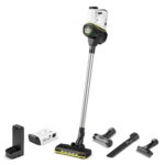 Karcher VC6 Cordless Premium ourFamily Vacuum Cleaner, 800ml Capacity, Long Lasting Battery, Powerful Suction, Wall Charging Bracket, White & Black