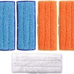 Excefore Cleaning Pad Washable Microfiber Cleaning Pads for iRobot Braava Jet 240 241 Included (2 pcs Wet Pads, 2 pcs Damp Pads and 1pcs Dry Pad)