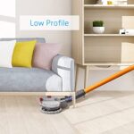 Electric Mop Head Attachment for Dyson V15 V11 V10 V8 V7 Vacuum Cleaner with Removable Water Tank, 12 Washable Mop Pads (black)