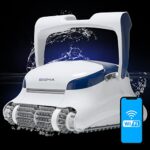 Dolphin Sigma Robotic Pool Cleaner (2023 Model) — Wi-Fi, App, Gyroscope, Weekly Timer, Waterline Cleaning & Massive Top-Loading Ultra-Fine and Standard Filters for In-Ground Swimming Pools up to 50ft