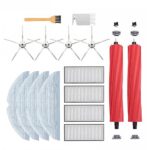 Accessories Kit for Xiaomi Roborock S7/T7S/T7S Plus Replacement Parts for Roborock Including 2 HEPA Filters 4 Side Brushes 1 Mop Pads and 2 Main Brush 1 Small Brush and 1 Cleaning Comb (16)