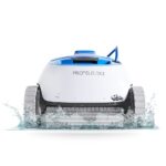 Dolphin Proteus DX3 Robotic Pool Vacuum Cleaner — Wall Climbing Capability — Powerful Active Scrubbing Brush — Ideal for All Pool Types up to 33 FT in Length