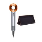 Dyson Supersonic Hair Dryer – limited edition giftset with storage bag (includes four attachments – diffuser, smoothing nozzle, styling concentrator, gentle air dryer) (Silver/Copper)