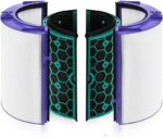 Air Purifier Filter Replacement for Dyson Pure Cool Purifying Fan TP04 HP04 DP04, 2-in-1 True HEPA and Activated Carbon Filter, 360° Combi Design