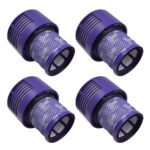 4-PACK Replacement Filters Compatible with Dyson V10 SV12 Vacuum,Compare to Part # 969082-01