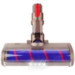 PULINKAI Soft Roller Cleaner Head Accessory Attachment Replacement with LED Headlight for Dyson V7 V8 V10 V11 SV10 SV11 Cordless Vacuum Cleaner