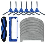 ZYTSHOP G40+ Replacement Parts Set Compatible with eufy Robot Vacuum Cleaner eufy Clean G40+ Accessories Kit, with 6 Side Brushes, 1 Roller Brush, 6 Mopes,1 Roller Brush Guard