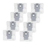 8 Pack Replacement Dust Bags for Roborock S8+/ S8 Pro Ultra/ S7 MaxV Ultra/ S7 Pro Ultra/ Q7+/ Q7 Max+/ Q8 Max+/ Q5 Pro+ Vacuum Bag Accessories