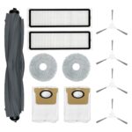 Replacement Parts for Xiaomi X10 / X10+ Plus Robot Vacuum 1 Main Brush 4 Side Brush 2 Filter 2 Mop pad 2 Dust Bag Accessories