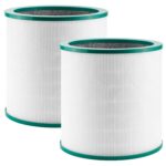 Air Purifier Filter Replacement for Dyson TP01 TP02 TP03 BP01, Compatible with Dyson Pure Cool Link Tower Air Purifier, HEPA 360° Glass Air Purifier Filter, Compare to Part # 968126-03, Pack of 2