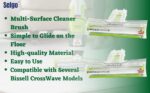 Foot Window Replacement for Bissell CrossWave Multi-Surface Dry/Vac Vacuums | Bissell CrossWave Foot Window OEM # 1608698 for 1785 Series (NOT FOR 2306 SERIES)