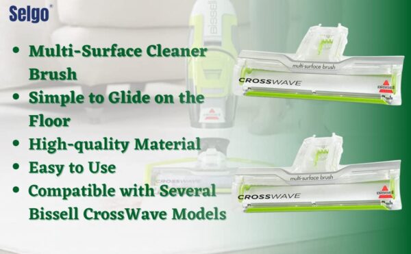 Foot Window Replacement for Bissell CrossWave Multi-Surface Dry/Vac Vacuums | Bissell CrossWave Foot Window OEM # 1608698 for 1785 Series (NOT FOR 2306 SERIES)