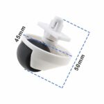 Front Wheel Roller Universal Wheel Compatible with Roborock S6/S7 Series S65/S55 Max/S65 Pure/S45 Max/S70/S75 Robot Vacuum Cleaner