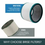 True HEPA Replacement Filter for Dyson Purifiers 2 Pack Compatible with HP01 HP02 DP01 DP02 Models