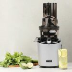 Kuvings Whole Juicer REVO830 Cold Press Slow Masticating Juicer Machines Extra Wide 88mm & 45mm Food Chutes Easy Clean Slow Juicer that Auto-Cut Fruits & Veggies, 5 years manufacturer’s warranty