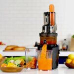 Kuvings REVO830S Whole Slow Juicer, new design with noise reduction, includes recipe book, 2-year warranty on the juicer and 5-year warranty on the motor. (Matte Black)