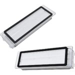 Replacement Parts for Xiaomi Roborock Mijia Xiaowa S5 S5 MAX S6 Pure S6 MAXV S60 S65 S50 E20 E25 Updated Mop Cloth Black Silicon Sweep/Roller Brush HEPA Filter