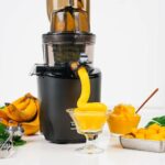 Kuvings REVO830S Whole Slow Juicer, new design with noise reduction, includes recipe book, 2-year warranty on the juicer and 5-year warranty on the motor. (Matte Black)
