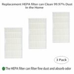 Replacement Spare Accessories for Eufy Clean L50 / L60 / L60 Hybrid Self-Empty Station Robot Vacuum Cleaner 1 Main Brush 6 Side Brush 3 HEPA Filter Parts (10 Pack)