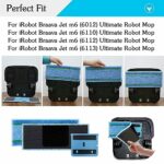 8 Pack Upgraded M6 Wet Mopping Pads for iRobot Braava Jet M6 Series (6110) (6012) (6112) (6113) Ultimate Robot Mops, New Sticky Design, Detachable, Washable and Reusable M6 Pads Accessories Parts