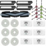 21Pack Replacement Packs for ECOVACS DEEBOT X1 Omni T10 Vacum Cleaner, Deebot X1 Omni Accessories, Deebot Omni X1 Bags, Deebot X1 Omni Filter Brushes (Brushes+Filter+Bag+Mop Pads)