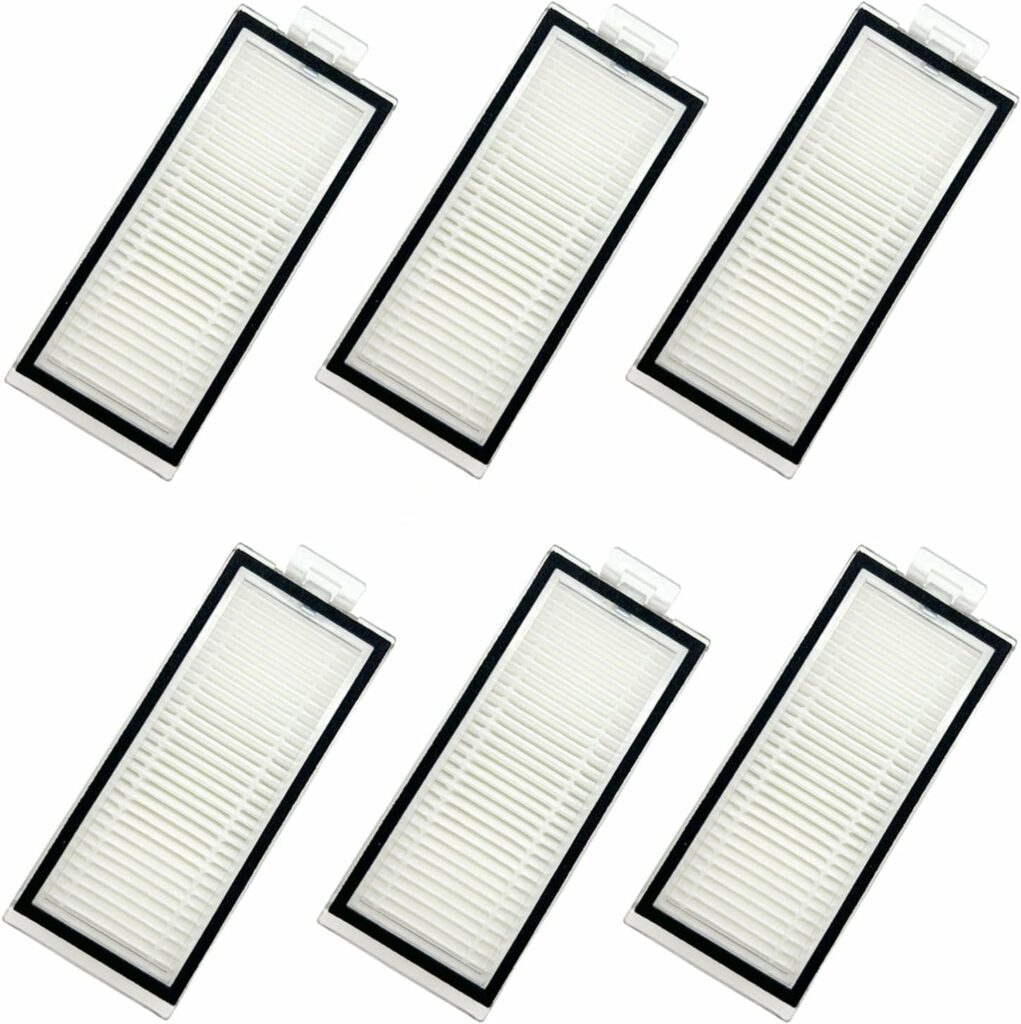 6 Pack Filters Replacement Compatible with Roborock Q7 Max+,Q7,Q7+,Q7 Max,Q5 Pro+,Q5 Pro,Q8 Max,Q8 Max+ Robot Vacuum and Mop